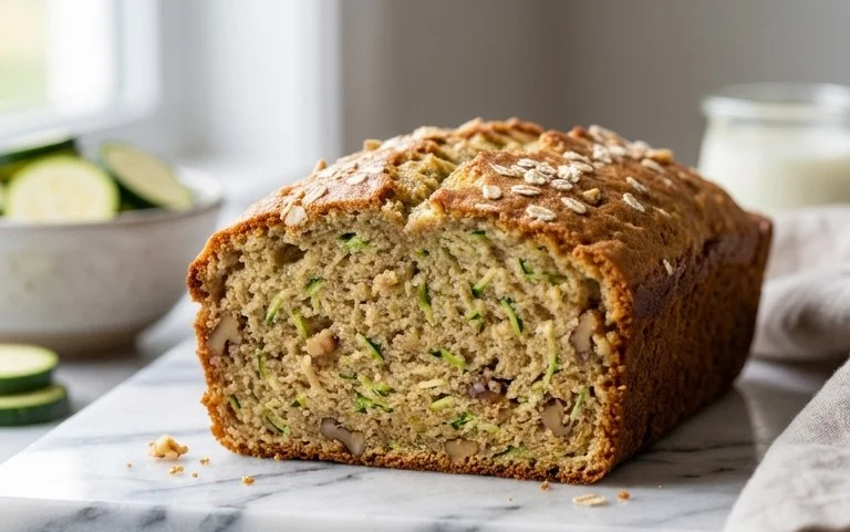Pain courgette faible en sucre : recette facile et saine