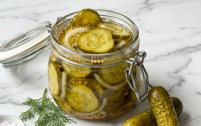 Recette Bread and Butter Pickles de Grand-Mère | Délicieux!