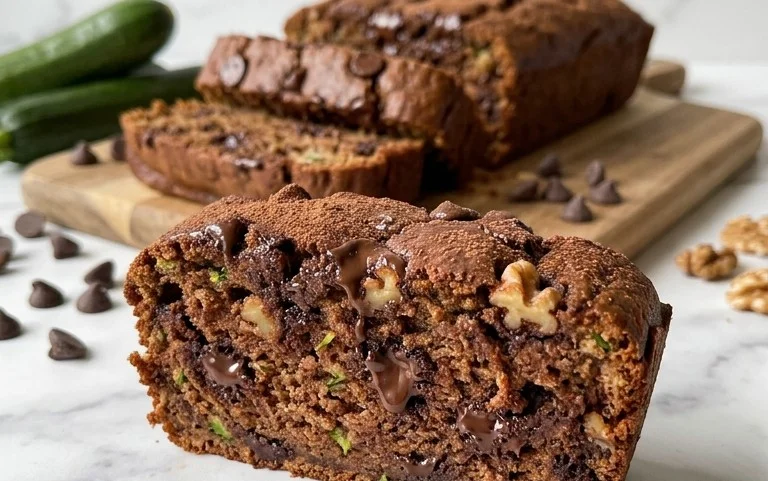 Pain aux courgettes chocolat sain : recette facile