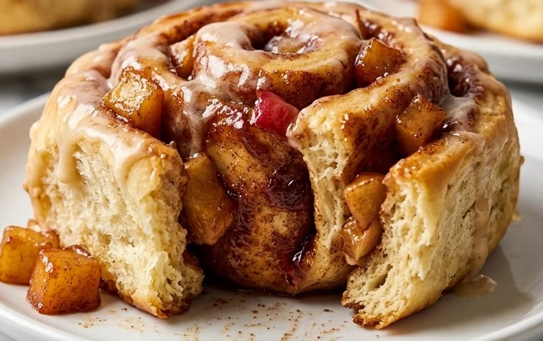 Soft-Baked Apple Cinnamon Rolls
