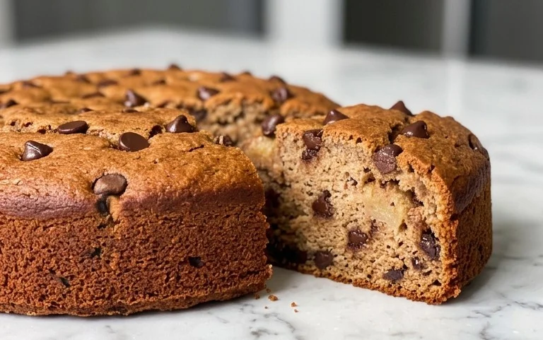 Gâteau Healthy Pomme & Choco Sans Sucre Ajouté Moelleux