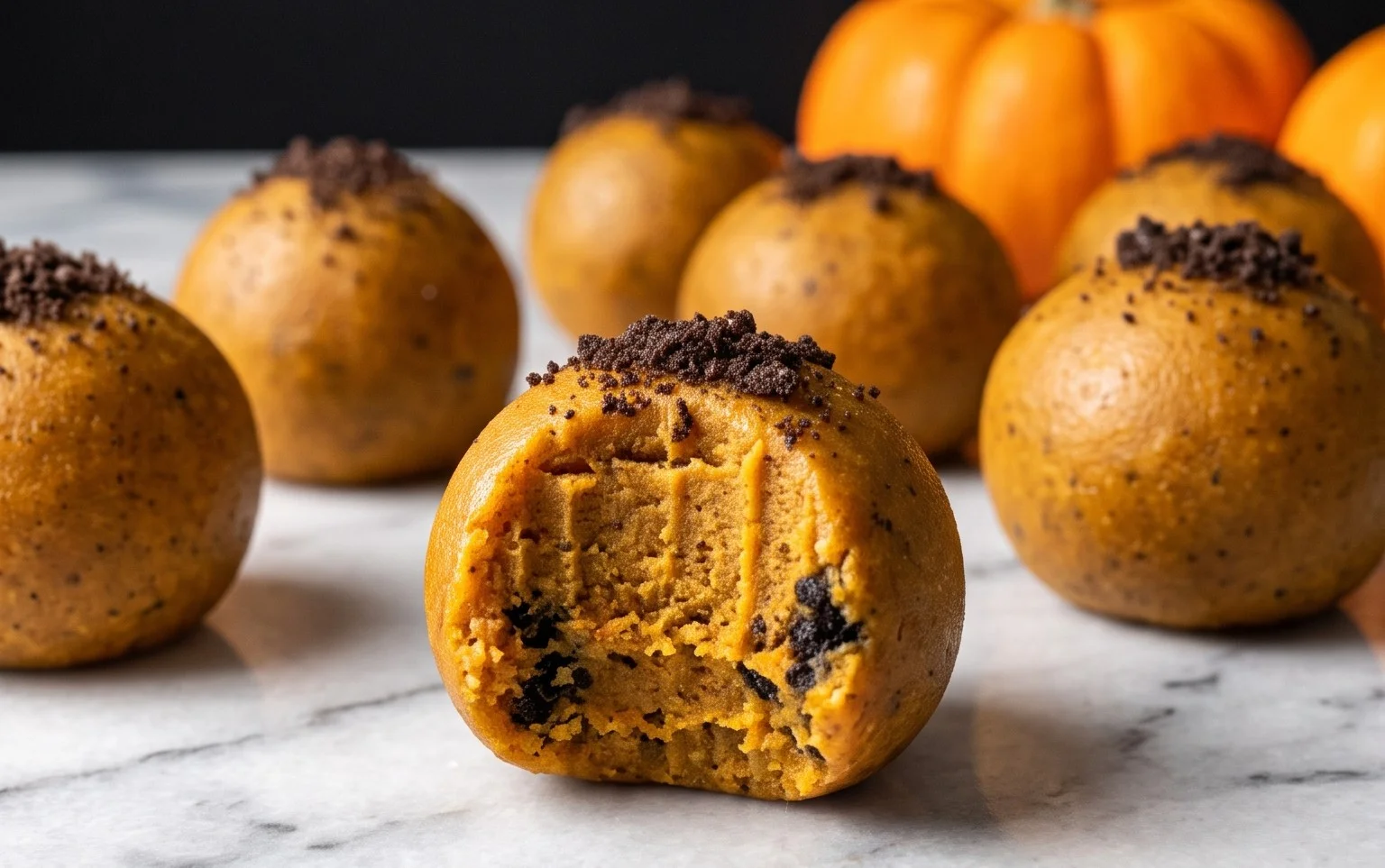 Pumpkin Oreo Balls : Boules Gourmandes Automnales