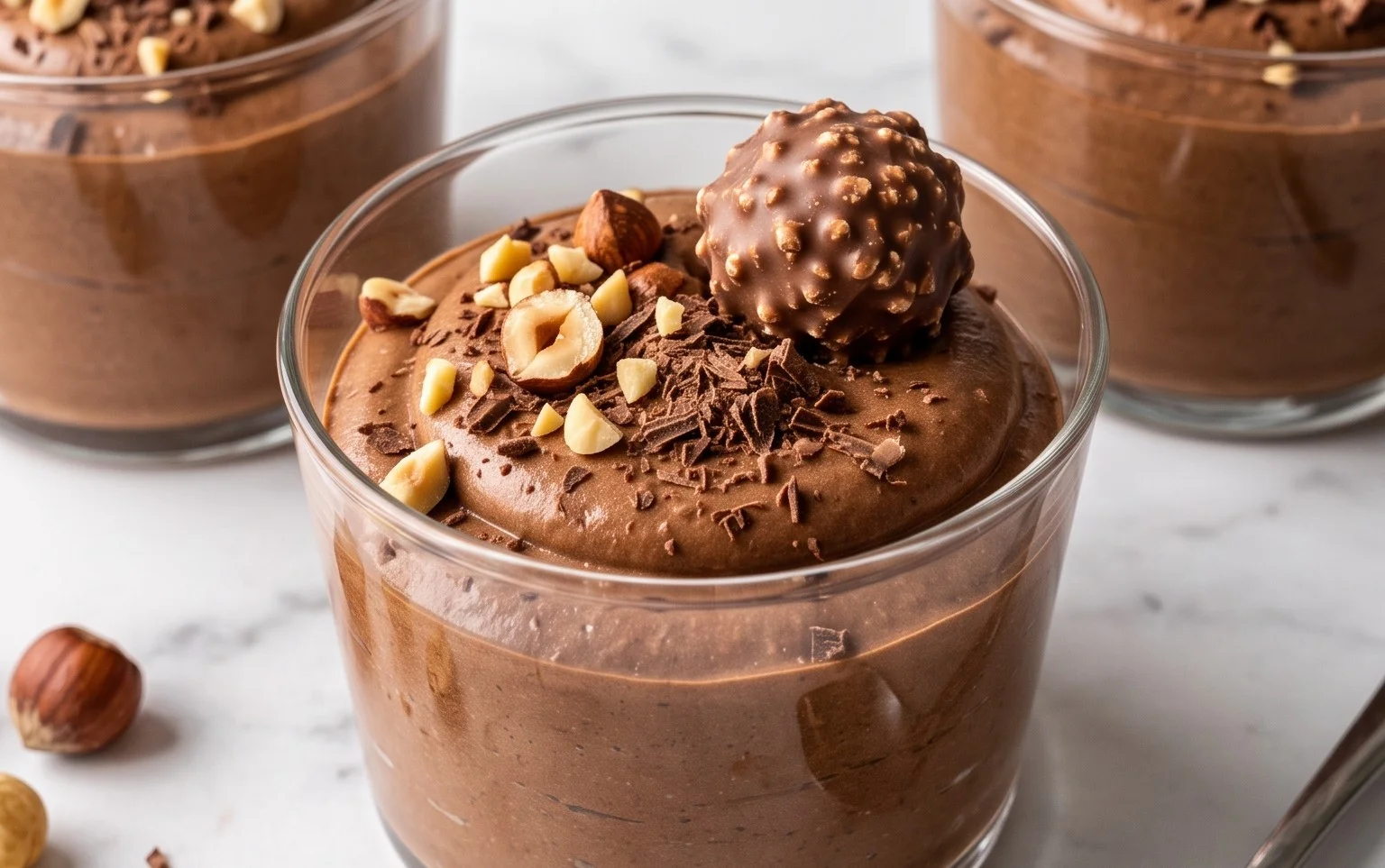 Mousse Ferrero Petit Fit : Chocolat & Noisette Facile