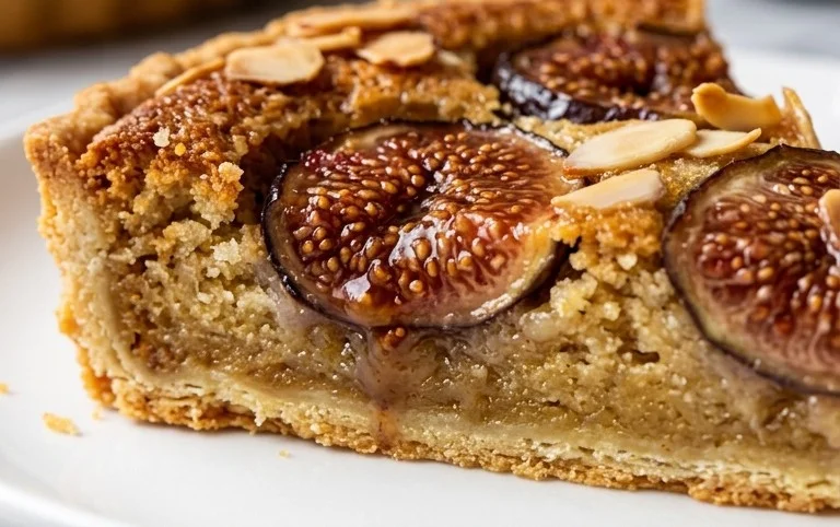 Fig frangipane tart